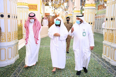 You are currently viewing Sheikh Sudais visits Madinah